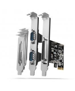 Axagon PCEA-PSN PCIe-Adapter mit 1x Parallel-+ 2x Seriell-Ports - ASIX AX99100 interface cards/adapter