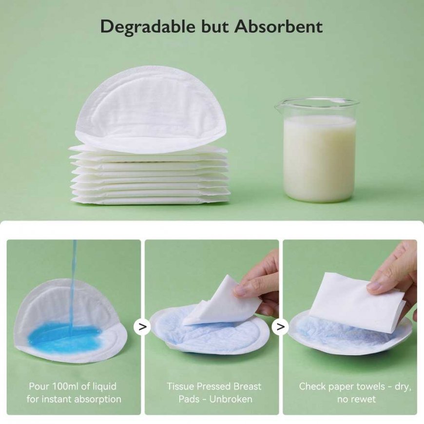 MOMCOZY SINGLE USE BAMBoo NURSING PADS, 80 PCS. – 4