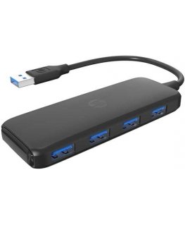 HP USB (3.0) hub 4-port, DHC-CT110, black, Hewlett-Packard