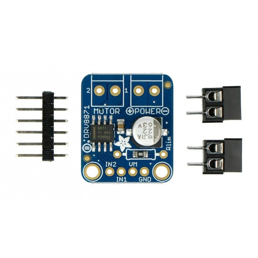 DRV8871 šepetėlinio DC variklio valdiklio breakout, Adafruit 3190 – 2