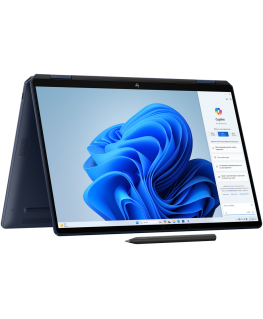 Портативный компьютер HP OmniBook Ultra Flip 14-fh0170ng с HDMI-адаптером и стилусом, 14 дюймов, 2,8k OLED Touch 120Hz, Intel Co