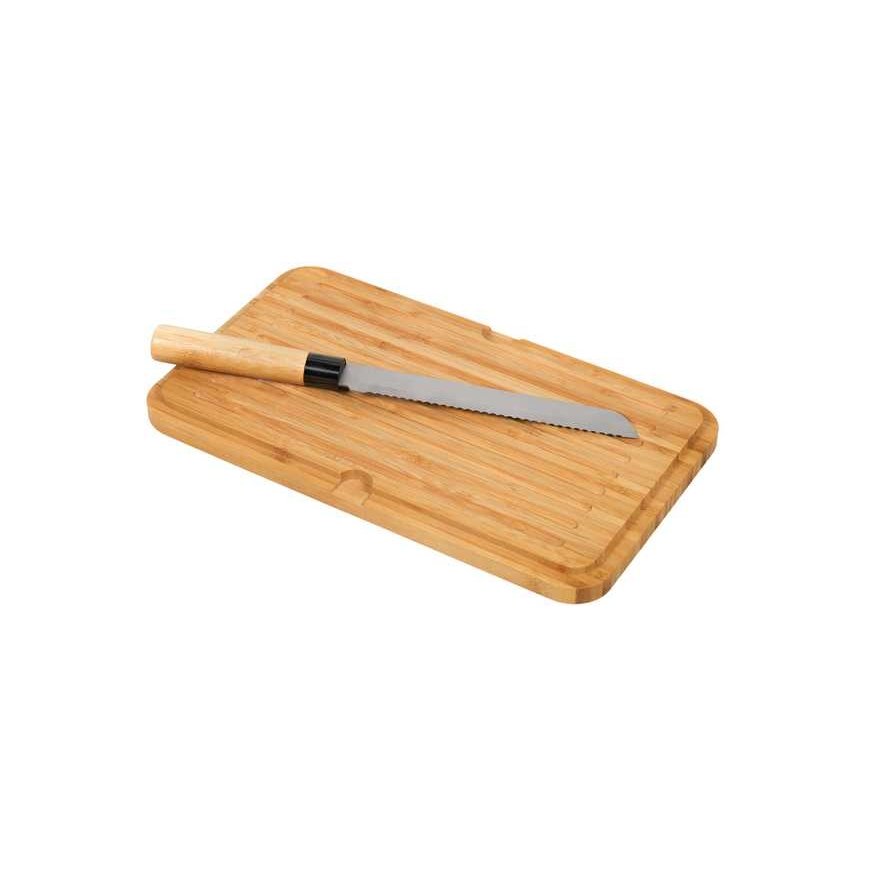 Kesper Puolikas laatikko bambukannella ja leipäveitsellä, 35 x 20 cm – 3