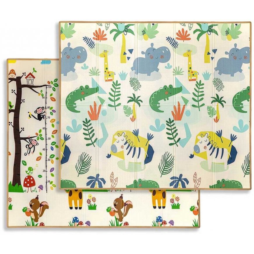 Milly Mally foldable foam mat 'Savanna and Tree T1'