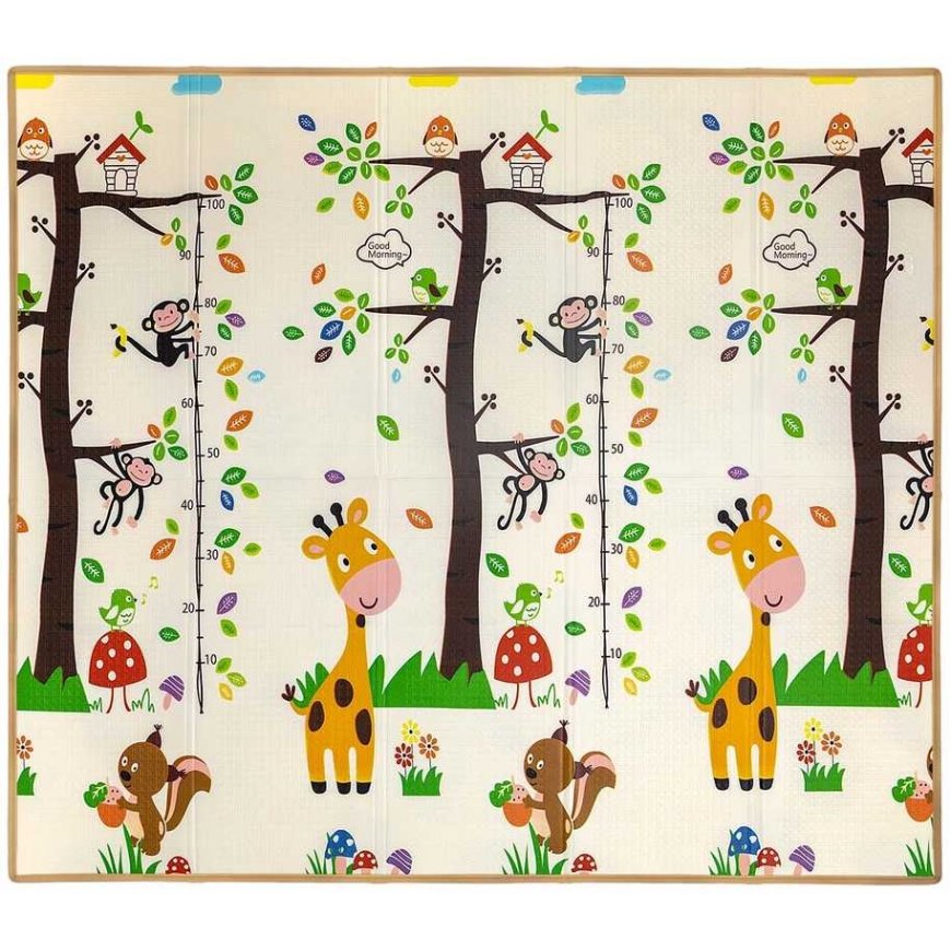 Milly Mally foldable foam mat 'Savanna and Tree T1' – 3