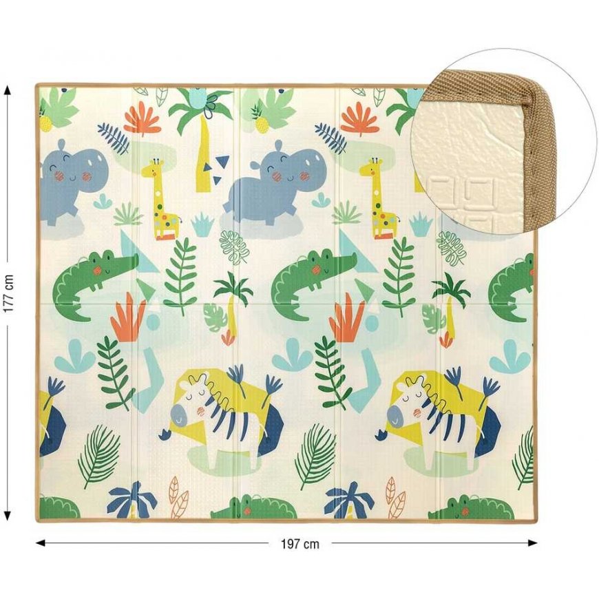 Milly Mally foldable foam mat 'Savanna and Tree T1' – 5