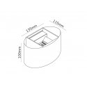 Seinale paigaldatav välistuli CILINDER, LED 2x3W, 4000K, IP54, reguleeritava valgusnurgaga, must, LED line LITE Seinale paigaldatav välistuli CILINDER, LED 2x3W, 4000K, IP54, reguleeritava valgusnurgaga, must, LED line LITE