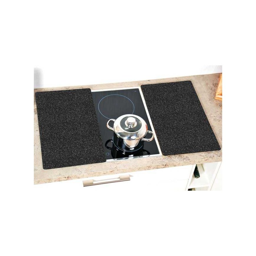 Kesper 2-piece protective plates Decorative glass cutting boards – 2