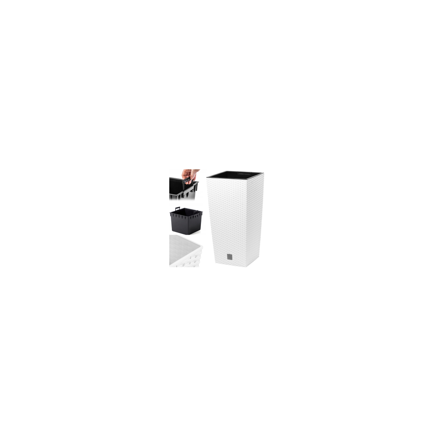 Prosperplast HEOS puodas – antracīts (DBHER400-S433) – 2