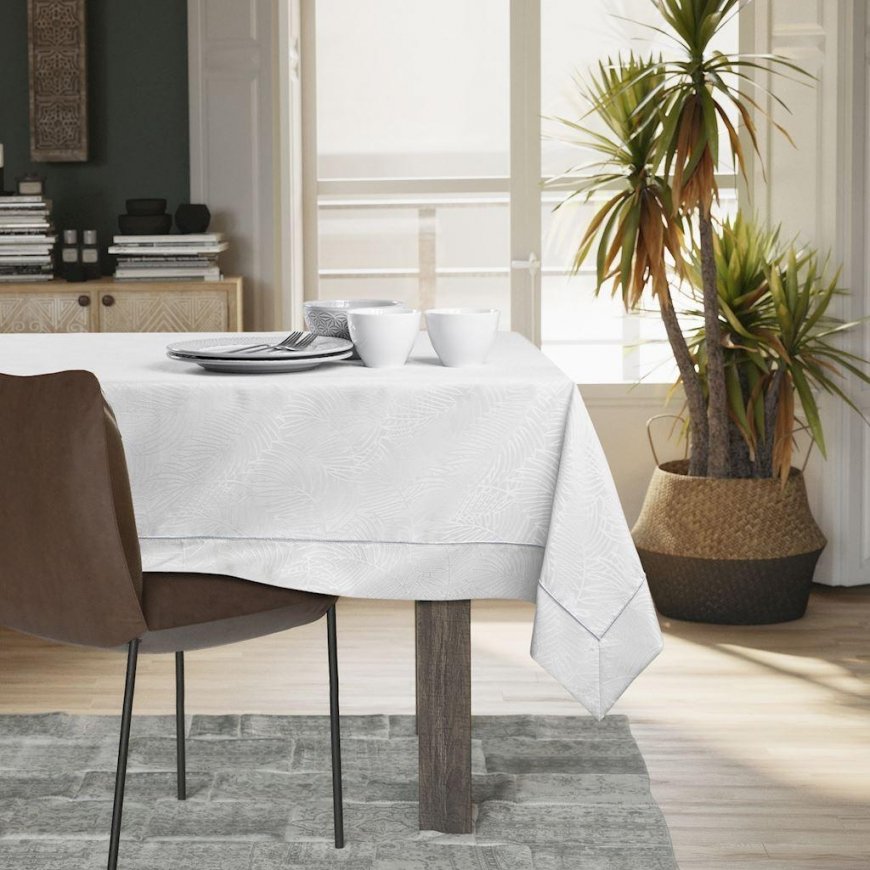 AmeliaHome TCLOTH / AH / GAIA / BRD / PPG / Baltas / 120x240 – 2