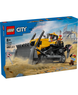 LEGO City Yellow Bulldozer with Front Loader