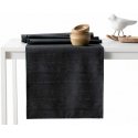 Tablecloth Vesta black pressed modern 115x300+35x300 AmeliaHome Tablecloth Vesta black pressed modern 115x300+35x300 AmeliaHome