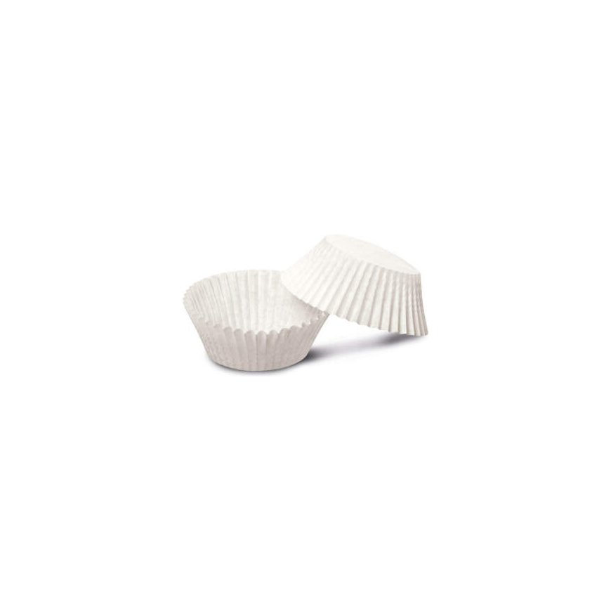 Kūku formas 100 gabali baltas Easy Bake Bio Ø4,5x2,3cm