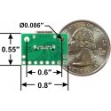 C type USB 2.0 connector, designed for a prototyping board, Pololu 2585