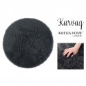 Pyöreä matto AmeliaHome R120, 120 x 120 cm, väri: tummanharmaa Pyöreä matto AmeliaHome R120, 120 x 120 cm, väri: tummanharmaa
