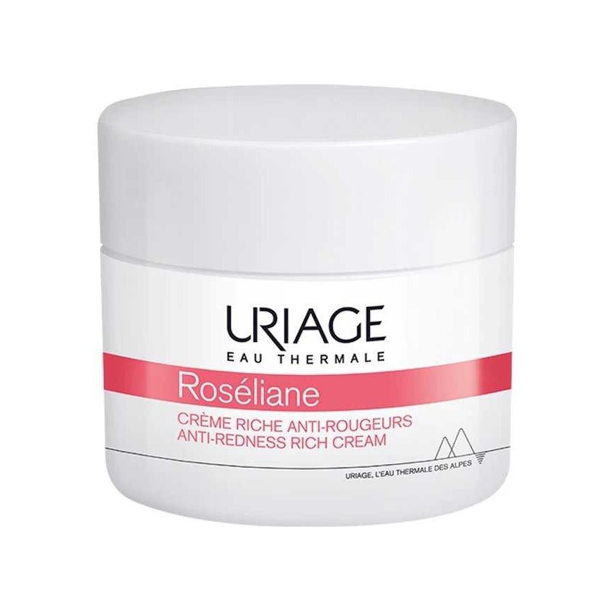 Uriage Roséliane Rich Anti-Redness kreem kuivale, punetavusele kalduvale nahale, 50 ml – 3
