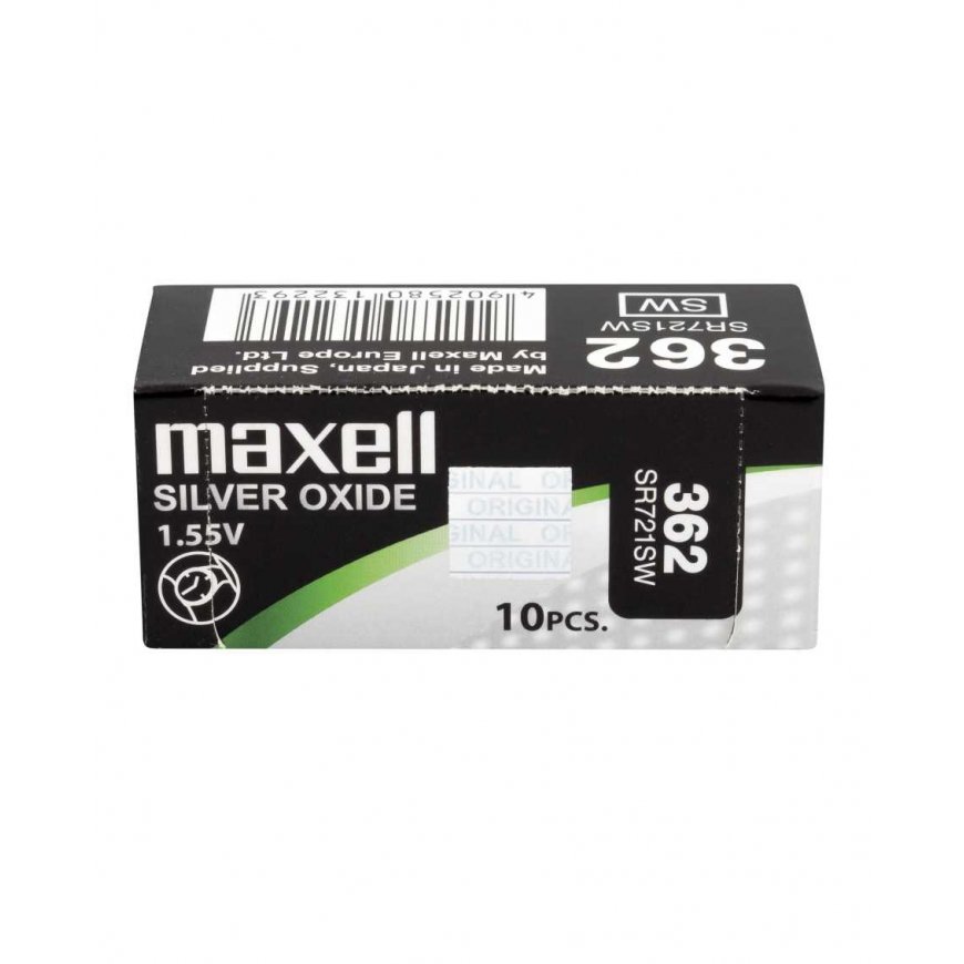 Maxell 18291500 baterija Vienreizējas lietošanas baterija SR721SW Sudraba-oksīda (S) – 2