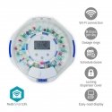 Pill dispenser Nedis SmartLife with 28 compartments, 9 reminders in White Pill dispenser Nedis SmartLife with 28 compartments, 9 reminders in White