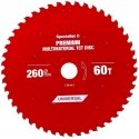 Режущий диск 260x60Tx30mm, Мультиматериал ПРЕМИУМ, СПЕЦИАЛИСТ+ Режущий диск 260x60Tx30mm, Мультиматериал ПРЕМИУМ, СПЕЦИАЛИСТ+