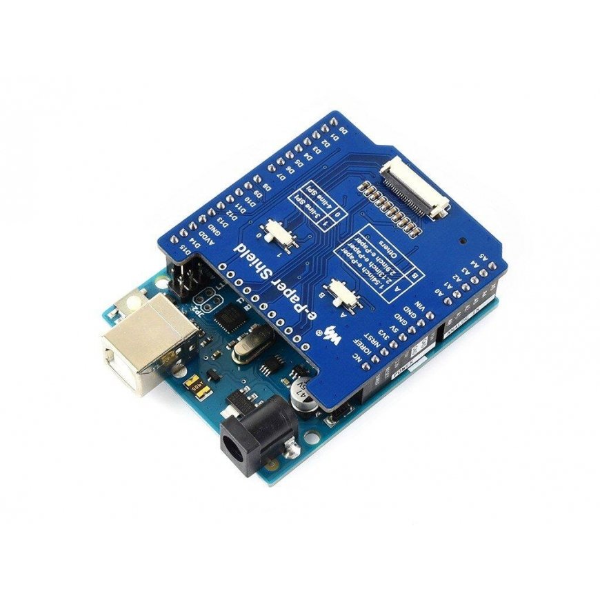 E-Paper Raw Panel Driver Shield, an add-on for e-paper displays, designed for Arduino, SPI, Waveshare 15082 – 2