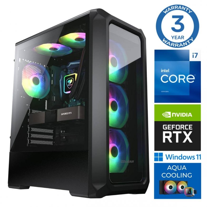 INTOP AQUA i7-14700F 64GB DDR5 2TB SSD M.2 NVME+2TB RTX5060Ti 16GB WIN11Pro