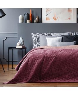 Lovatiesė LAILA spalvos claret stiliaus glamour medžiagos tipas - tekstilė aksomas, poliesteris 260x280 AmeliaHome
