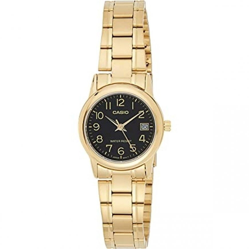 Casio LTP-V002G-1B moteriškas laikrodis + dėžutė