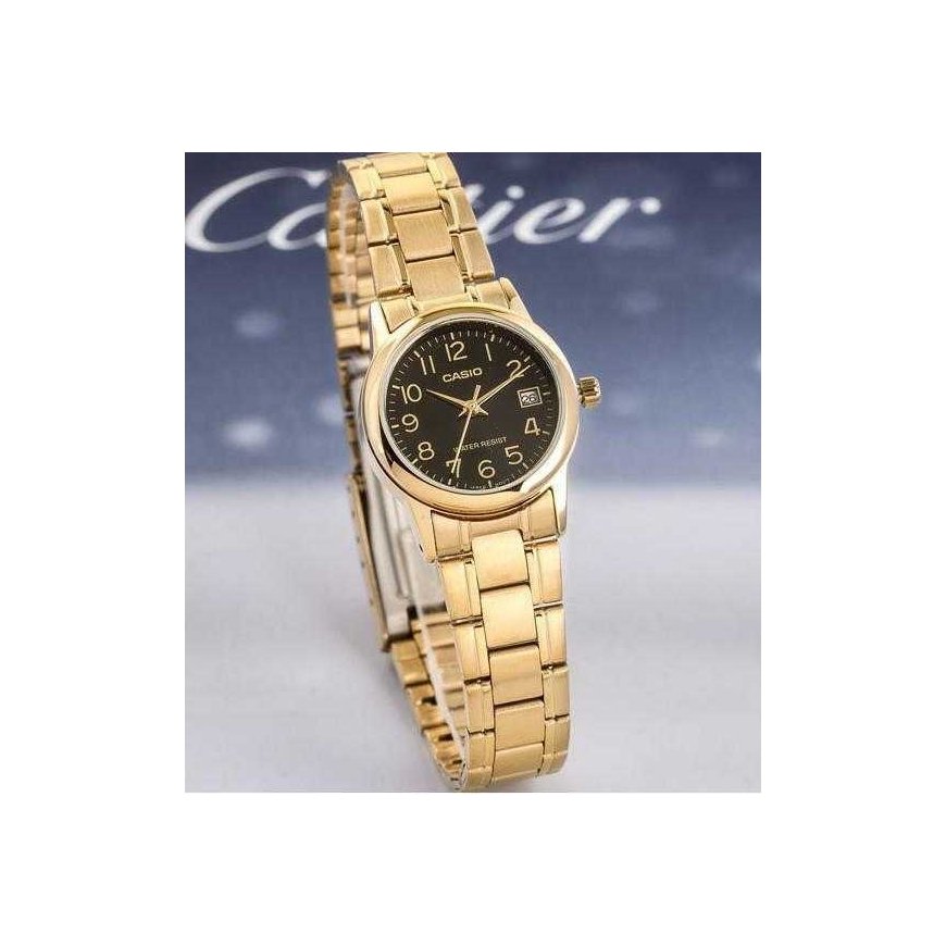 Часы Casio LTP-V002G-1B для женщин + коробка – 3