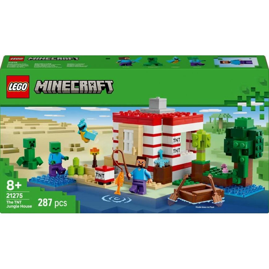 LEGO Minecraft Dom Tnt Džungļos 21275