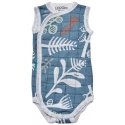 Aktion! Lodger Romper Botanimal puuvillainen body ilman hihoja Ocean 68 cm RF 074_68