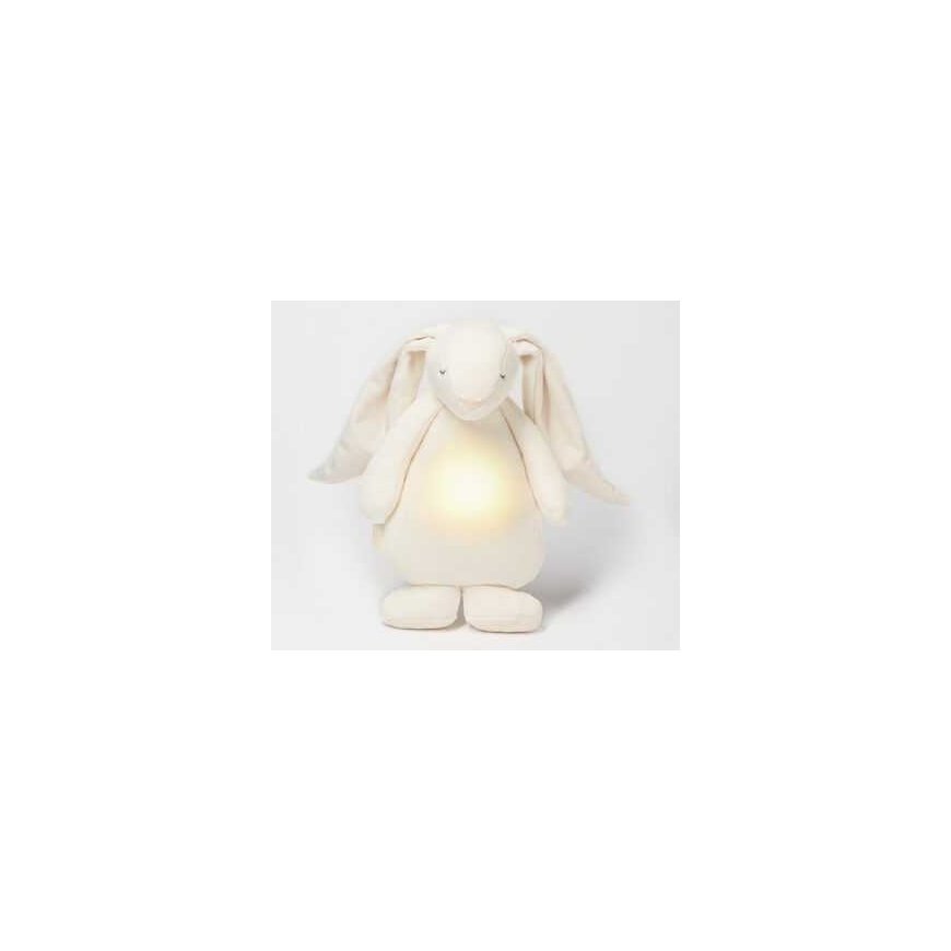 The new Moonie 2.0 Humming Bunny plush toy - Creamy with sound recording function