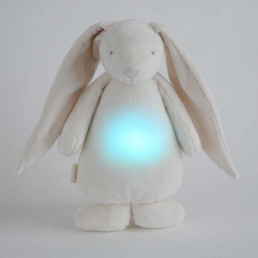 The new Moonie 2.0 Humming Bunny plush toy - Creamy with sound recording function – 4