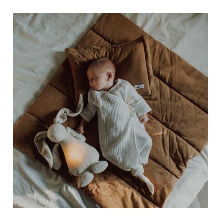The new Moonie 2.0 Humming Bunny plush toy - Creamy with sound recording function – 5