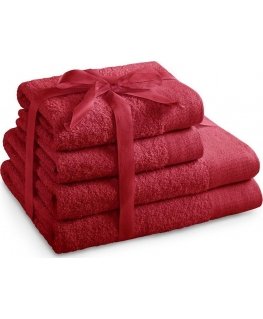 Rätik AmeliaHome RANŠŠLUOTIS/AH/AMARI/D.Punane/SET2*70x140+2*50x100