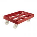 Keeeper Trolley for transporting boxes and bags Rolf 61x41x19cm red Keeeper Trolley for transporting boxes and bags Rolf 61x41x19cm red