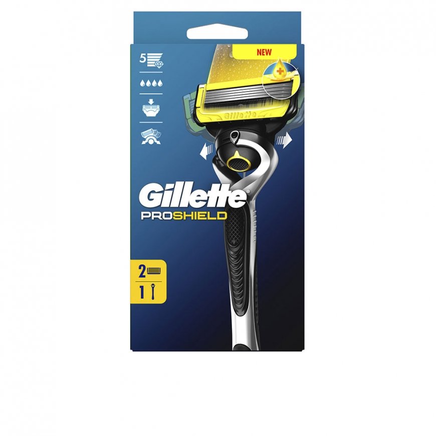 Gillette FUSION PROSHIELD -ajokone + 2 varaosaa