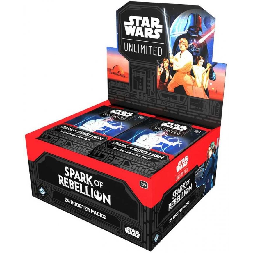 Fantasy Flight Games Star Wars: Unlimited - Искра Восстания Бустер Экранас (24 Бустера)