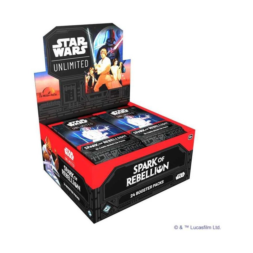 Fantasy Flight Games Star Wars: Unlimited - Sukilimo kibirkštis Booster Ekranas (24 Booster) – 2
