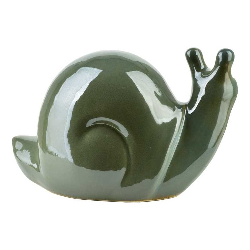Lumarko Mondex MAVE Vihreä Keraaminen etanan figuuri 25x14,5x15cm – 2