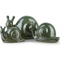 Lumarko Mondex MAVE Žalias Keraminė sraigės figūrėlė 25x14,5x15cm Lumarko Mondex MAVE Žalias Keraminė sraigės figūrėlė 25x14,5x15cm
