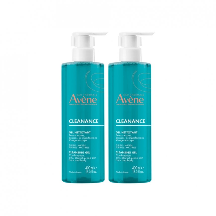 Avene CLEANANCE puhastusgeel pakendis 2 x 400 ml – 2