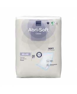 Abena ABRI-SOFT, 60 kpl/pakkaus (40x60 cm) kertakäyttöiset suojat
