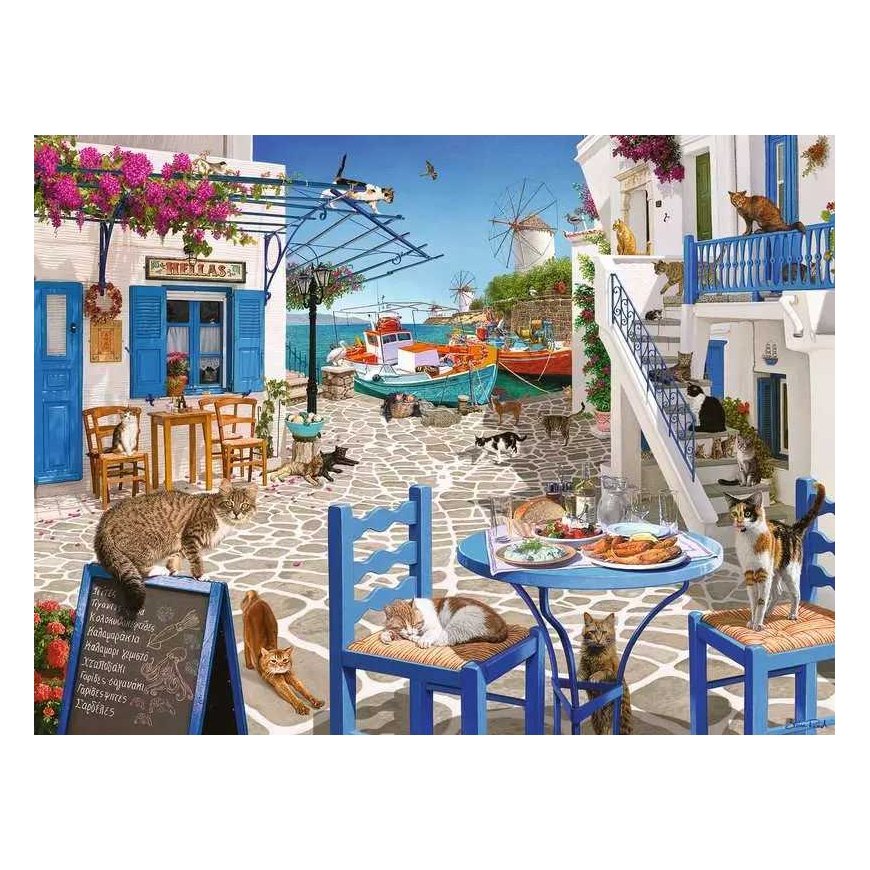 Dėlione Ravensburger - Mykonosas kaķi - 1500 gab. (12001450) – 2