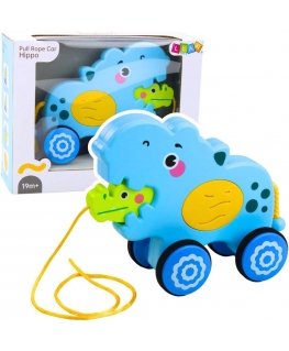 Lean Toys Interaktiivinen äänillä varustettu vetolelu hippiäinen