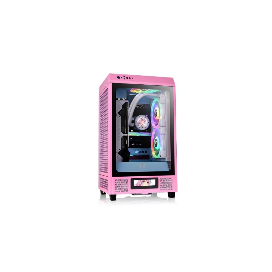 Thermaltake Tower 200 „Mini Tower“ Rožinė