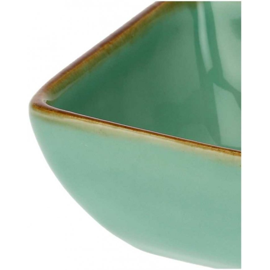 ROSE&TULIPS GREEN WATER CONCERTO Set of 6 square bowls 8 cm – 2