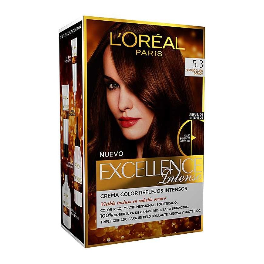 L'Oreal EXCELLENCE Kreemivärv 5.3-kerge kuldne ruda 1 tk