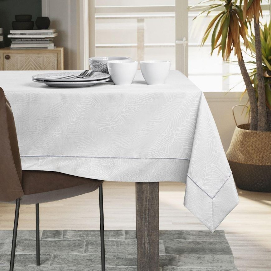 AmeliaHome TCLOTH / AH / GAIA / BRD / PPG / Baltas / 120x220 – 3