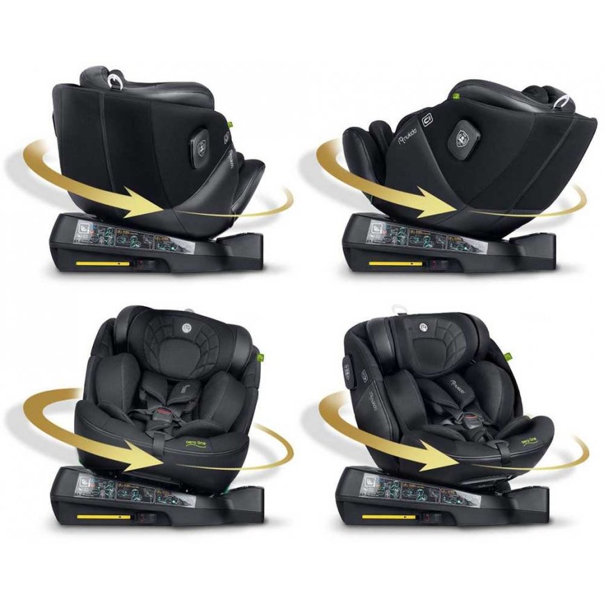 Автокресло Nukido Aero Line черное 0-36кг ISOFIX – 4