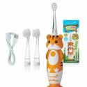 Brush-Baby BRB233 elektrinis dantų šepetėlis Vaikiškas Juoda, Oranžinė, Balta Brush-Baby BRB233 elektrinis dantų šepetėlis Vaikiškas Juoda, Oranžinė, Balta