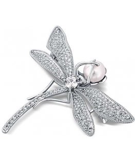 Jwl Luxury Pearls Prabangi perlinē sagē Dragonfly JL0765